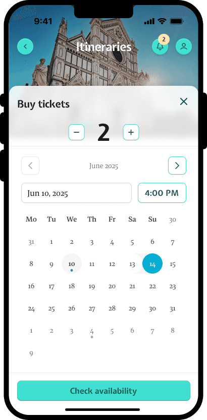 Get informed on opening times and find the best moment to visit attractions and landmarks.