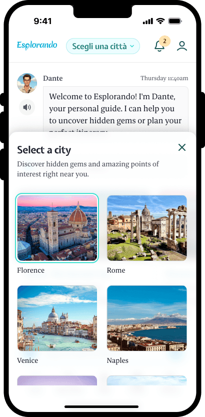 Esplorando, your smart travel guide to discover art cities.